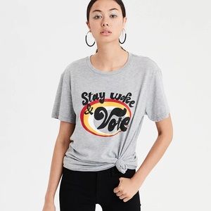 American Eagle “Stay Woke and Vote” Tee